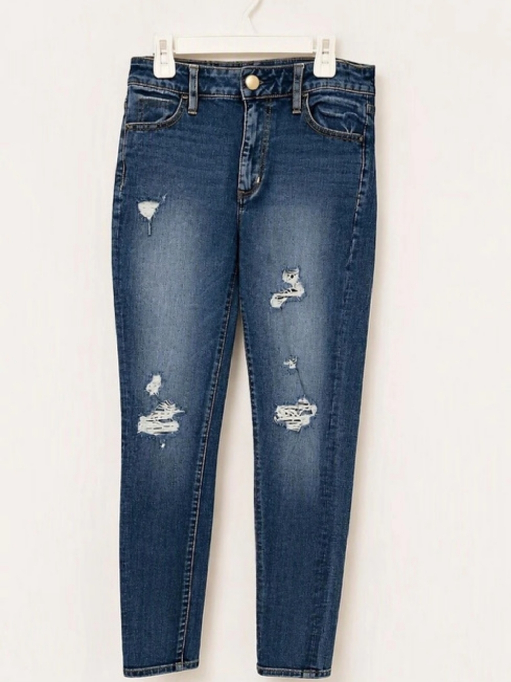 American Eagle Outfitters (AEO)  Distressed Blue Jegging Jeans